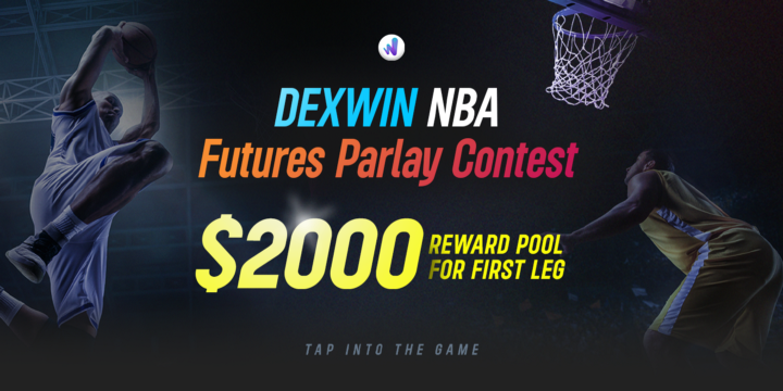 Welcome to the DexWin NBA Futures Parlay Contest. A one-of-a-kind prediction contest where you stand to win for EVERY right prediction you make. And since it’s a Parlay Contest, get all predictions right, and win from the massive Bonus Parlay Reward Pool (TBA soon).